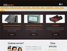 Tablet Screenshot of gsagrero.com.mx